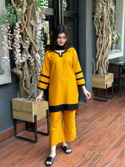 MARIGOLD STICHED 2PCS